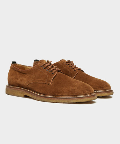 Todd Snyder Nomad Derby Shoe in Tobacco Tobacco
