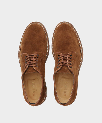 Todd Snyder Nomad Derby Shoe in Tobacco Tobacco