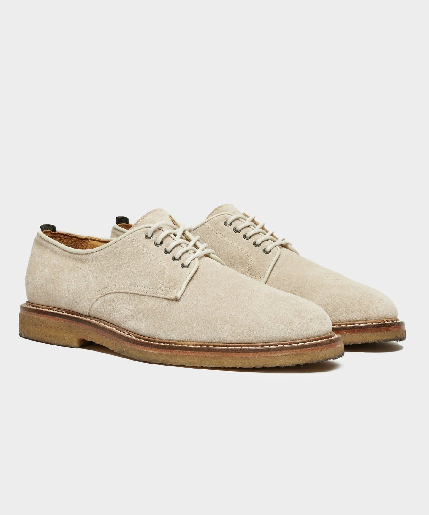 Todd Snyder Nomad Derby Shoe in Milkshake Taupe