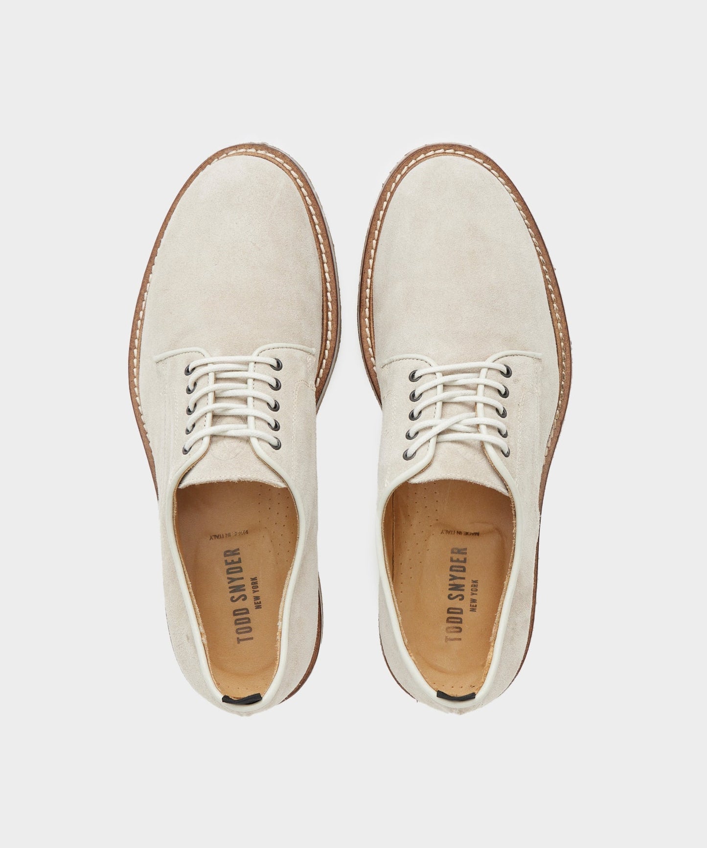 Todd Snyder Nomad Derby Shoe in Milkshake Taupe