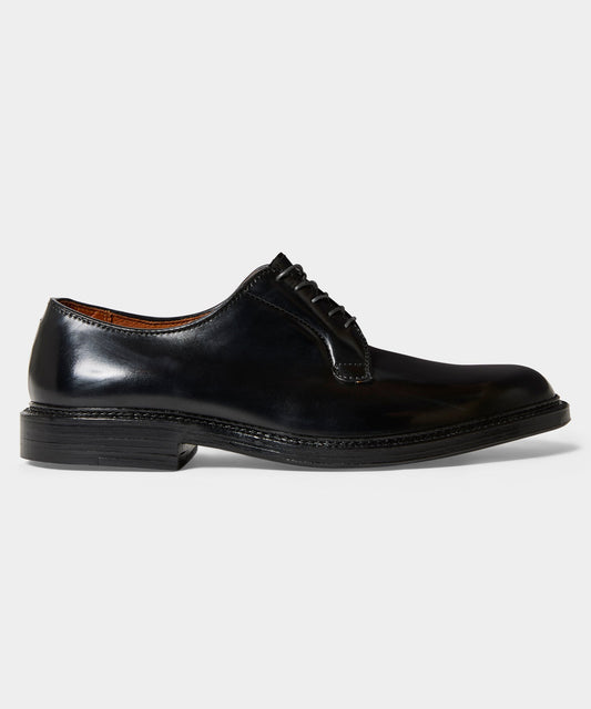 Todd Snyder Alden Cordovan Plain Toe Blucher in Black Black