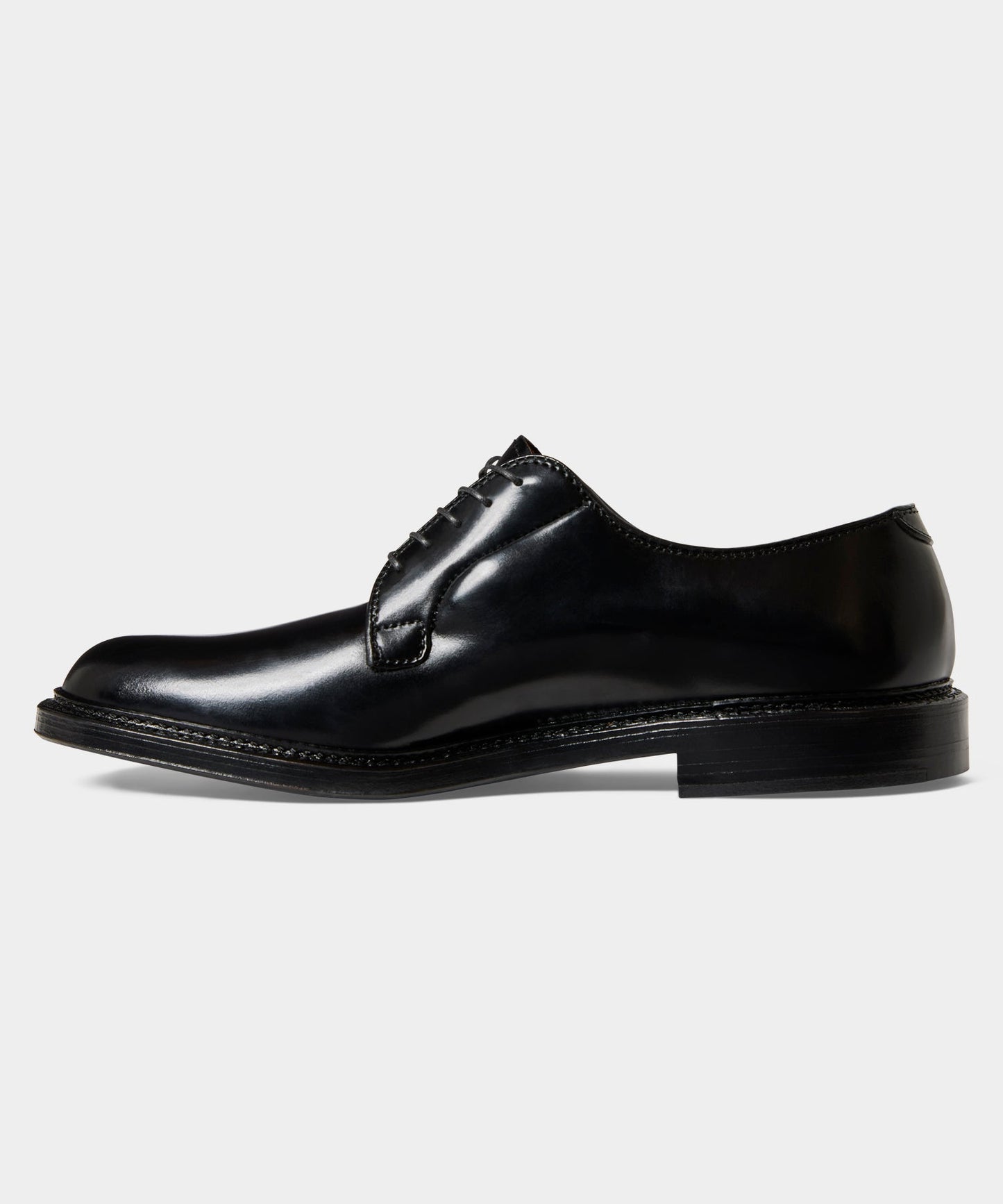 Todd Snyder Alden Cordovan Plain Toe Blucher in Black Black