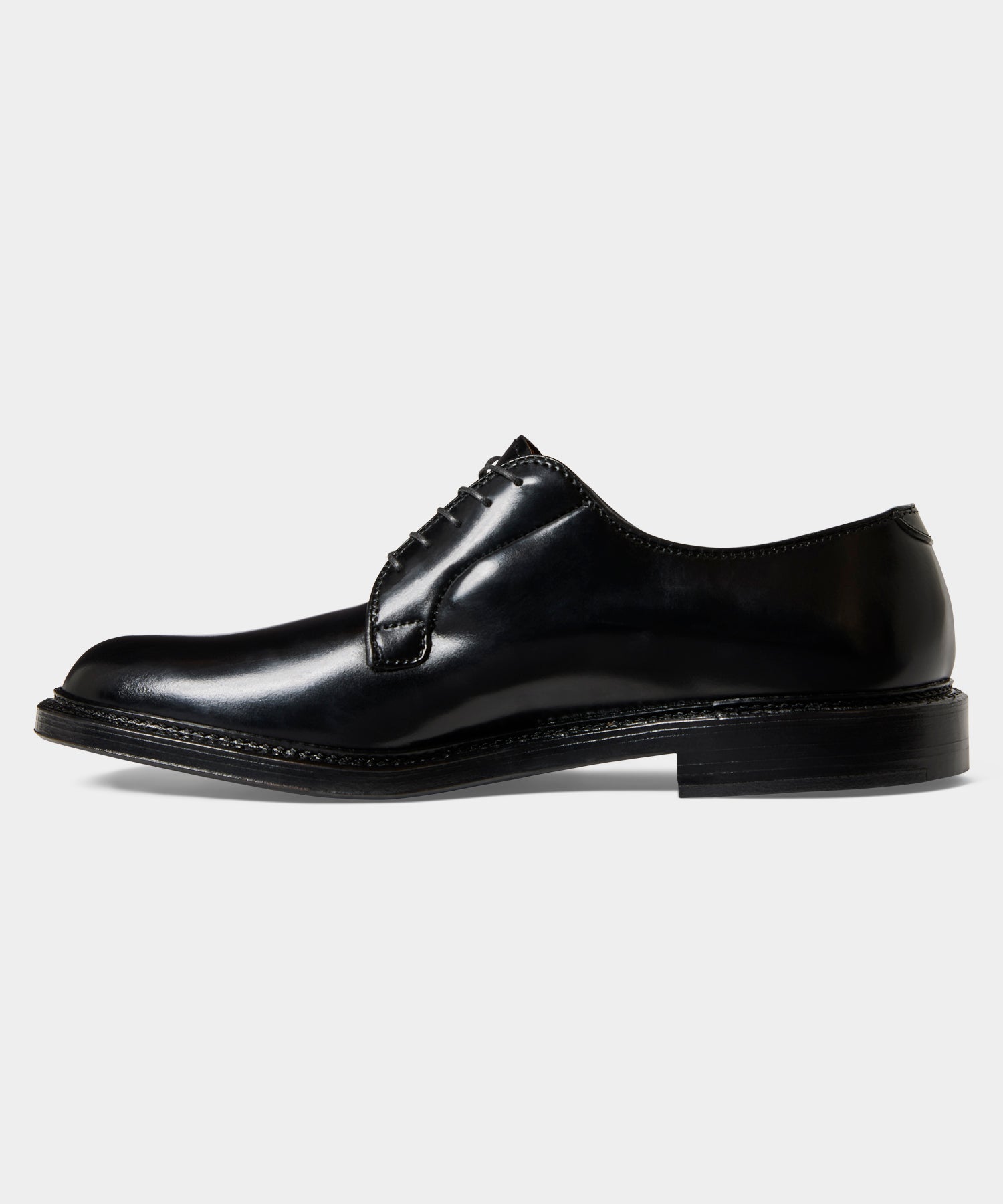 Todd Snyder Alden Cordovan Plain Toe Blucher in Black Black