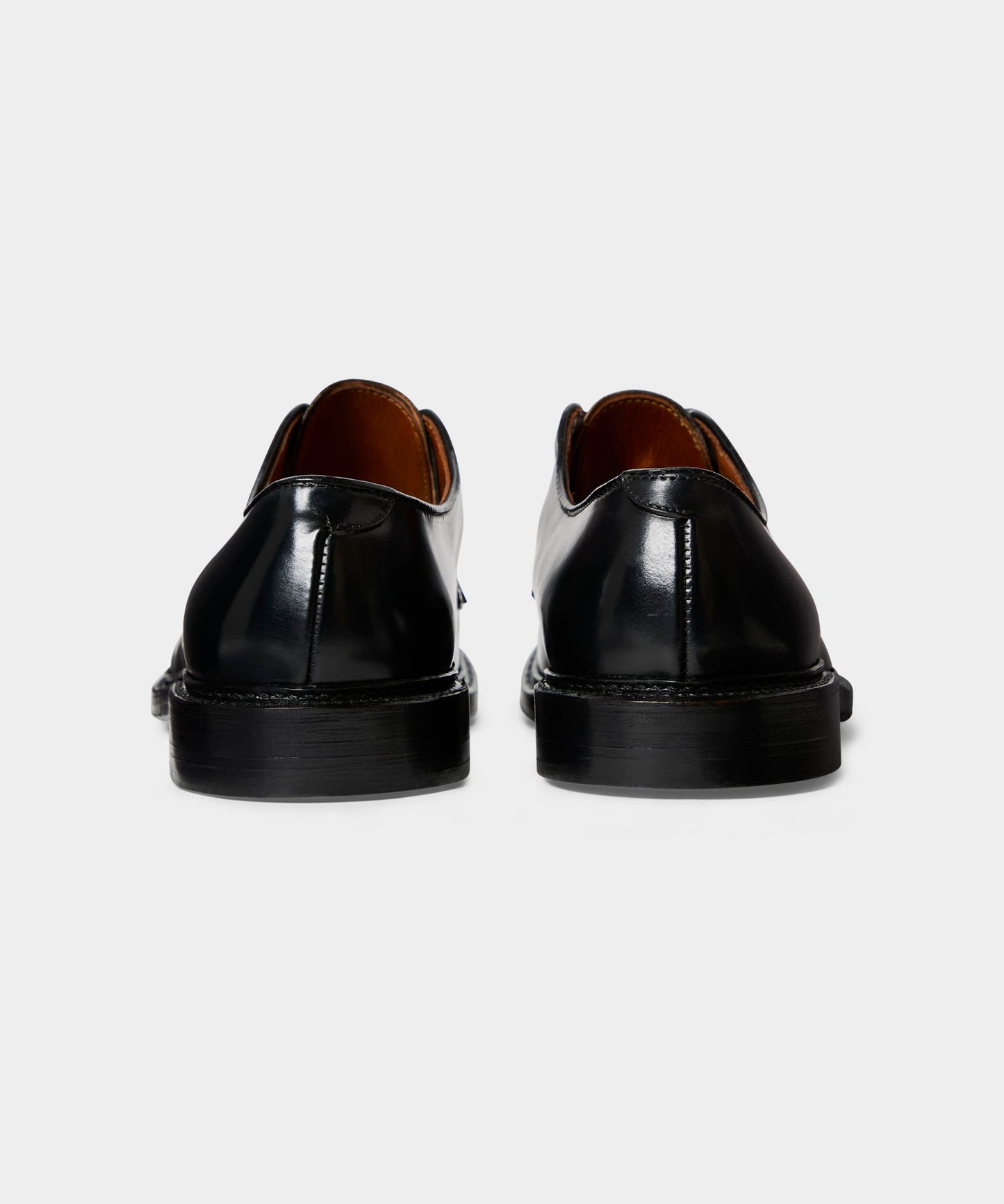 Todd Snyder Alden Cordovan Plain Toe Blucher in Black Black
