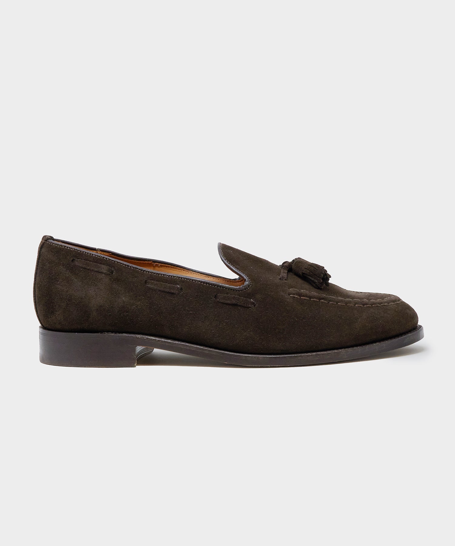 Todd Snyder Todd Snyder x Sanders Tassel Loafer in Brown Suede Brown