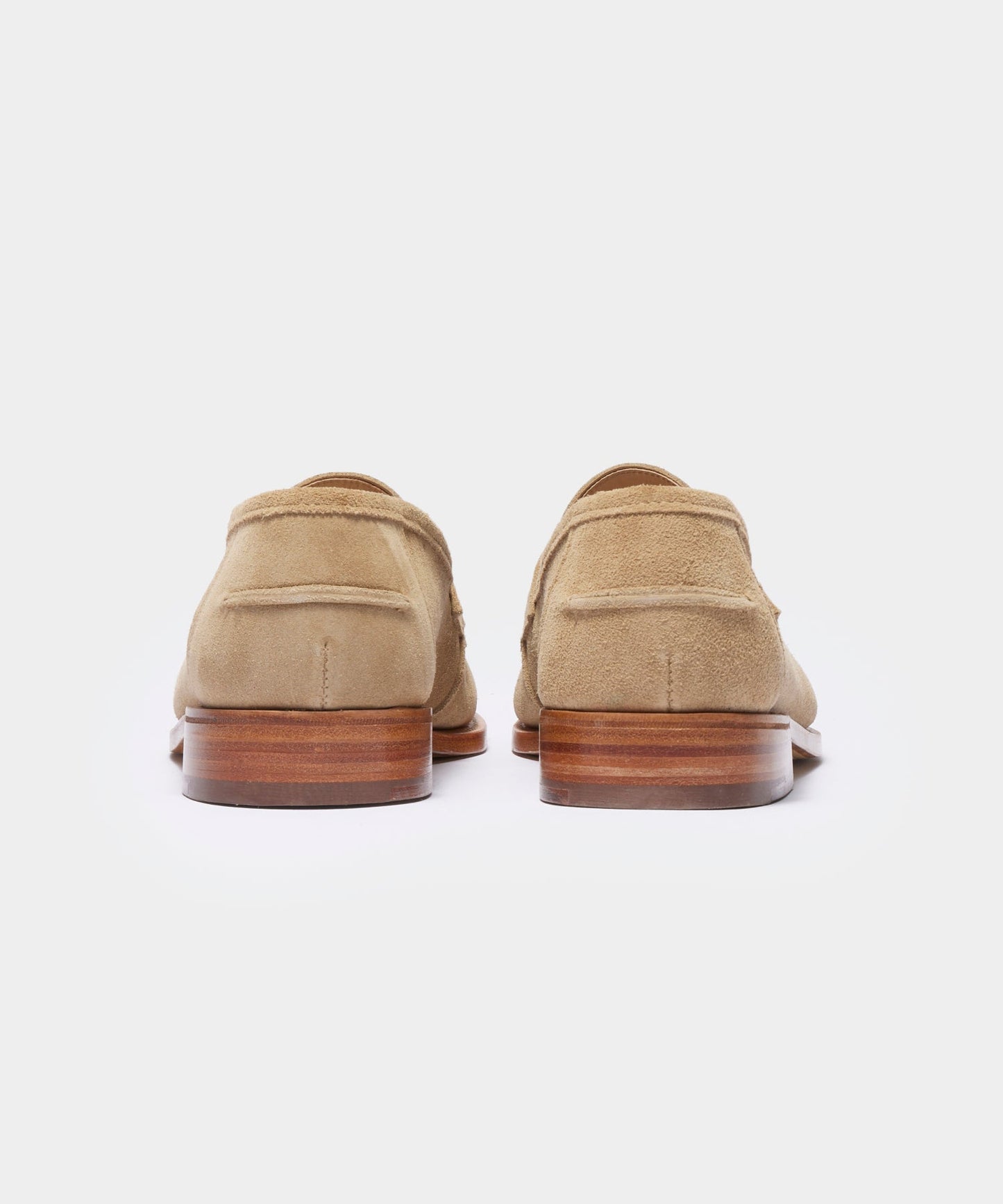 Todd Snyder Todd Snyder x Sanders Edwin Loafer in Milkshake Suede Tan