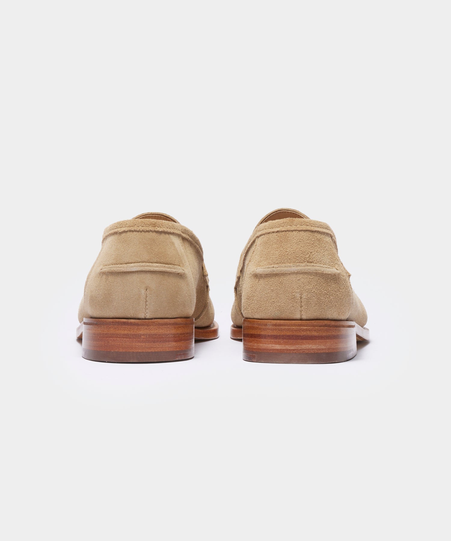 Todd Snyder Todd Snyder x Sanders Edwin Loafer in Milkshake Suede Tan