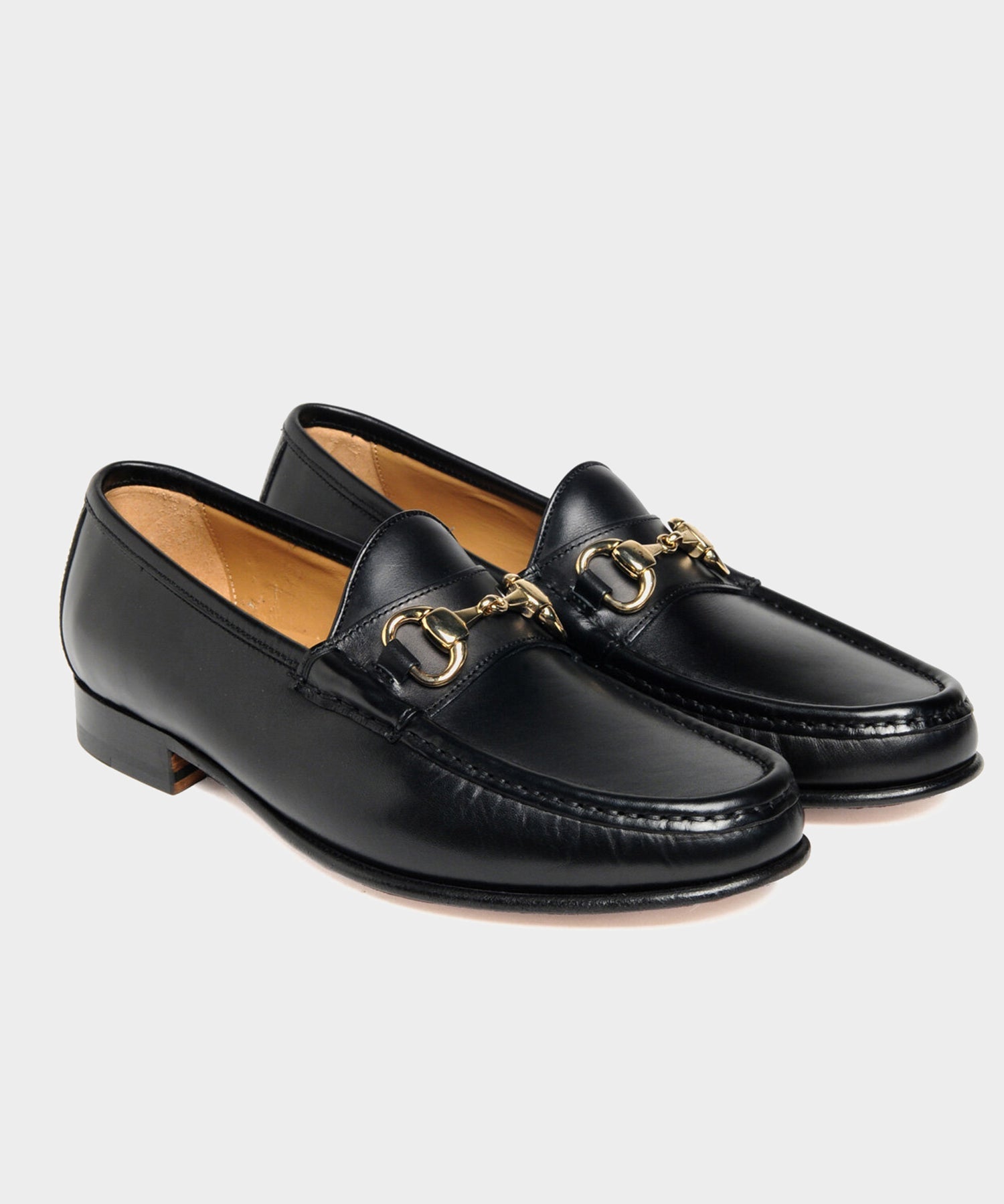Todd Snyder Yuketen Moc Ischia Horsebit Leather Loafer in Black Black