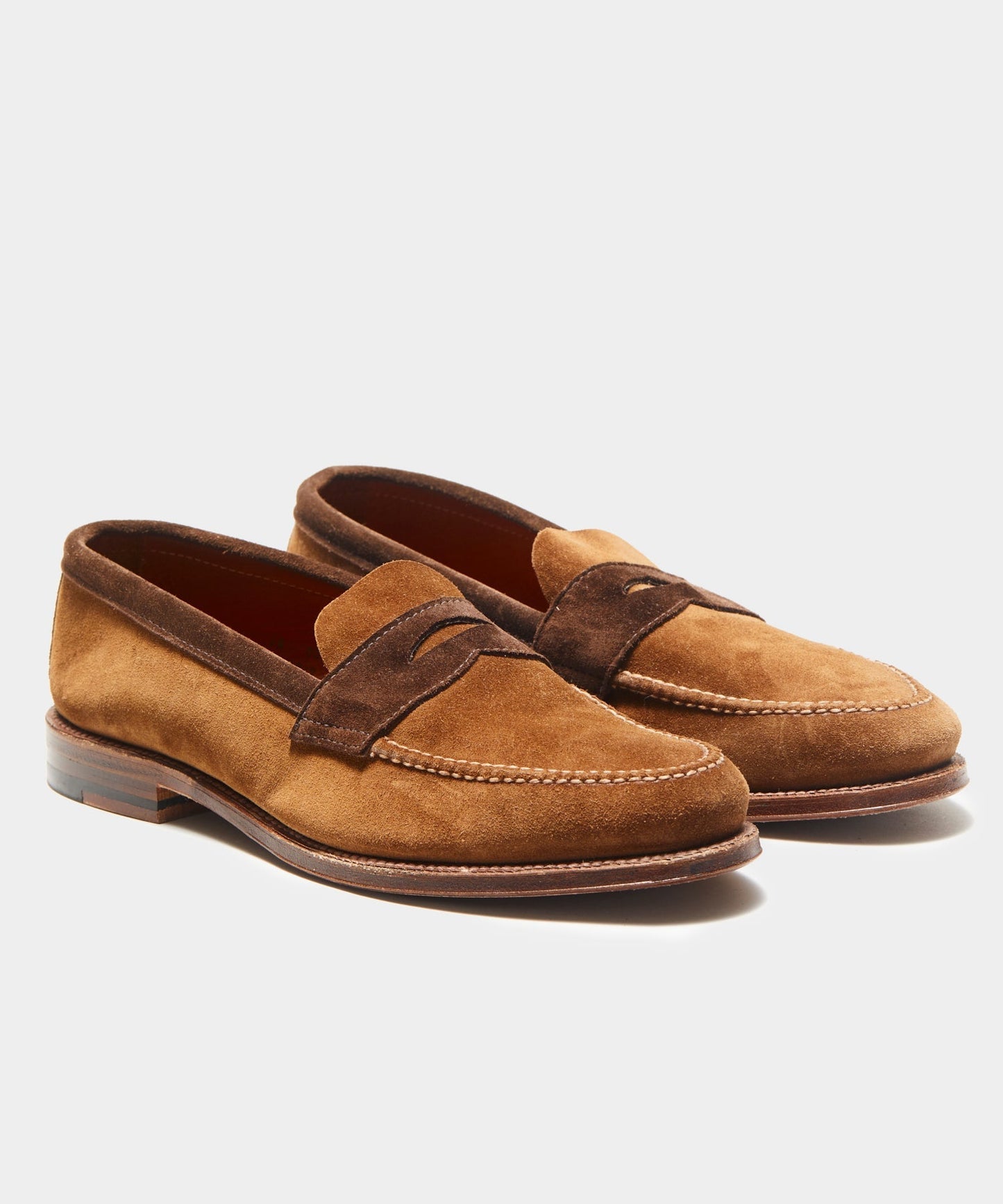 Todd Snyder Todd Snyder x Alden Two-Tone Penny Loafer in Snuff Snuff