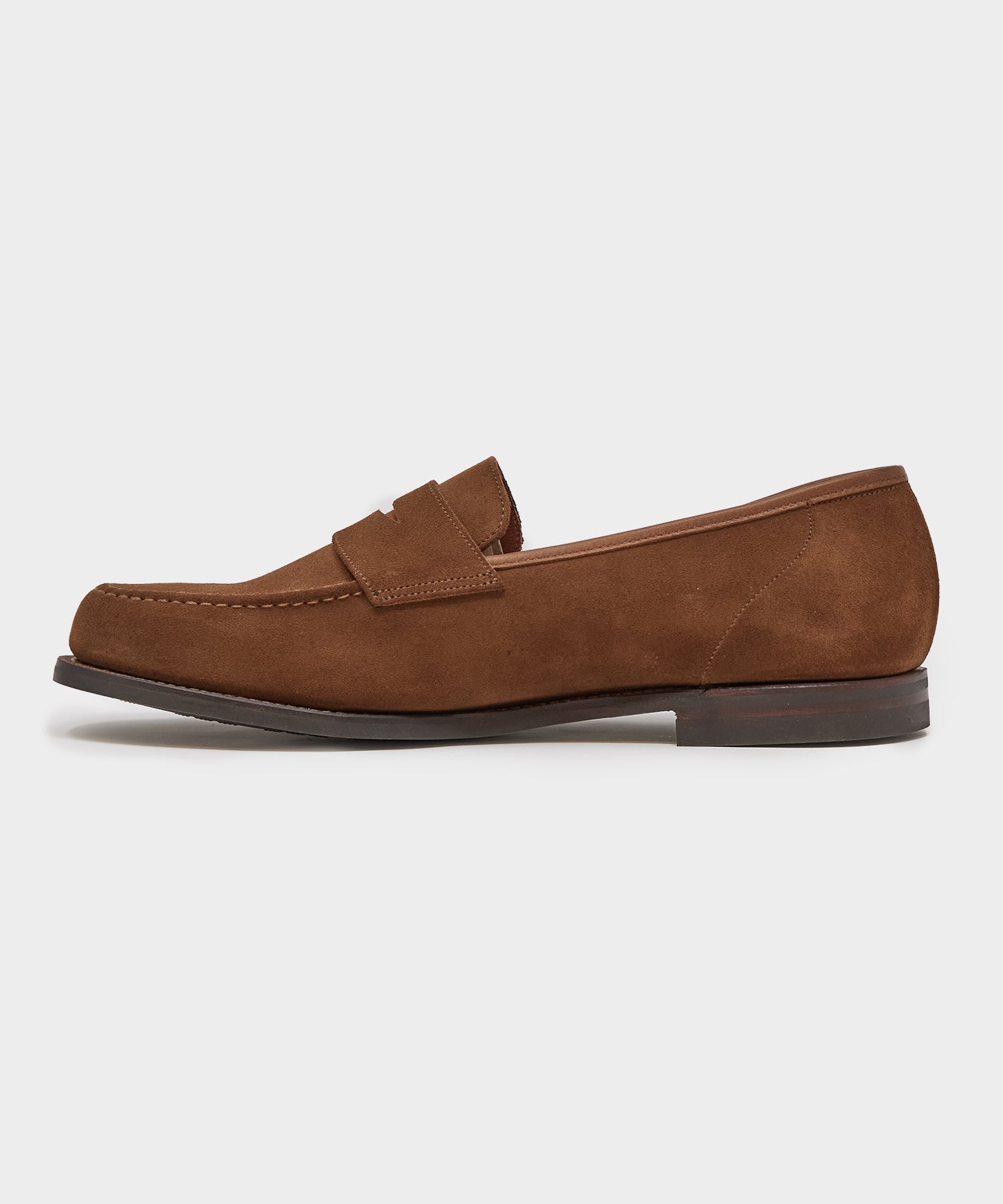Todd Snyder Crockett & Jones Harvard Loafer in Snuff Suede Snuff
