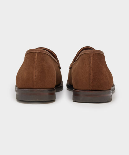 Todd Snyder Crockett & Jones Harvard Loafer in Snuff Suede Snuff
