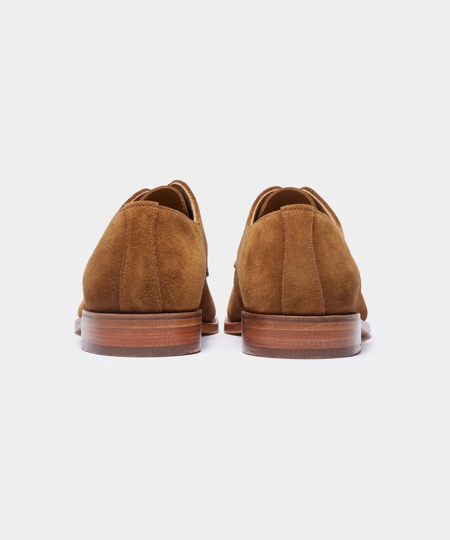 Todd Snyder Todd Snyder x Sanders Archie Unconstructed Lace-up Derby in Tobacco Suede Tobacco