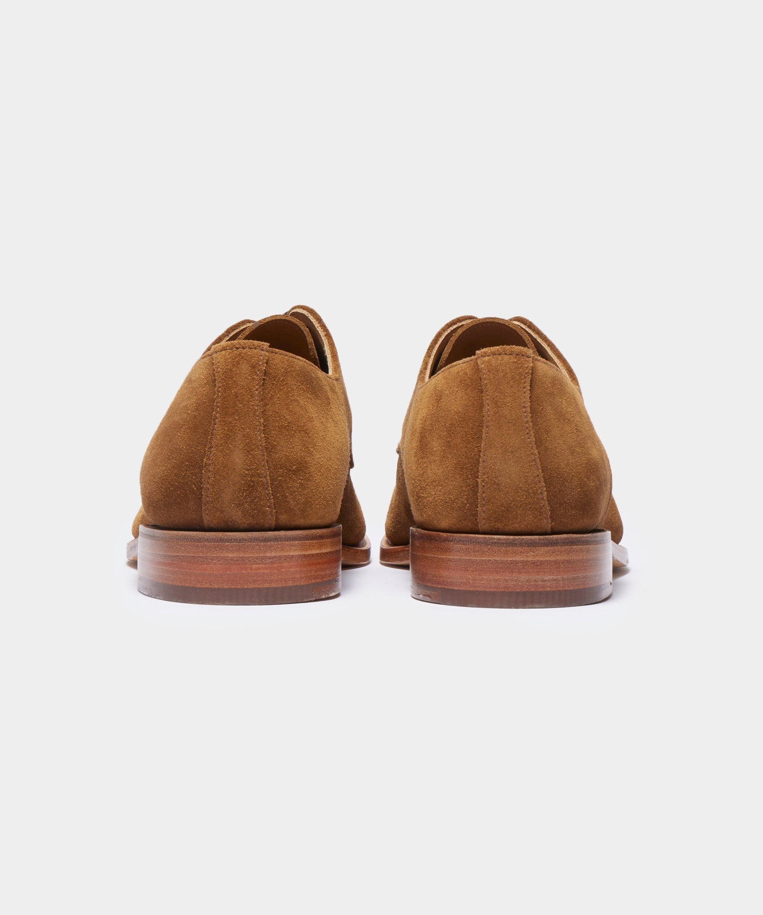 Todd Snyder Todd Snyder x Sanders Archie Unconstructed Lace-up Derby in Tobacco Suede Tobacco