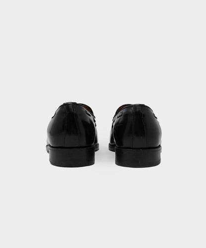 Todd Snyder Todd Snyder x Sanders Tassel Loafer in Black Leather Black