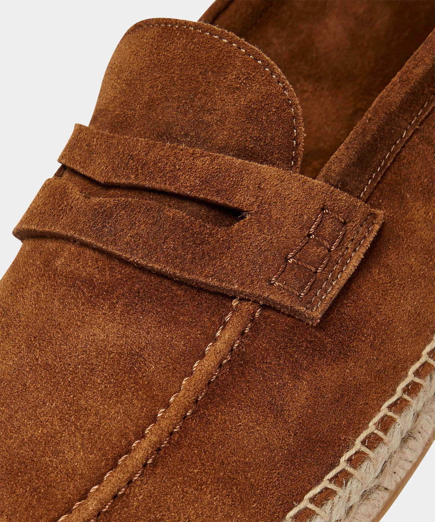 Todd Snyder Nomad Suede Espadrille Loafer Tobacco