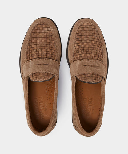 Todd Snyder Todd Snyder x Sebago Woven Ryan Loafer Mushroom