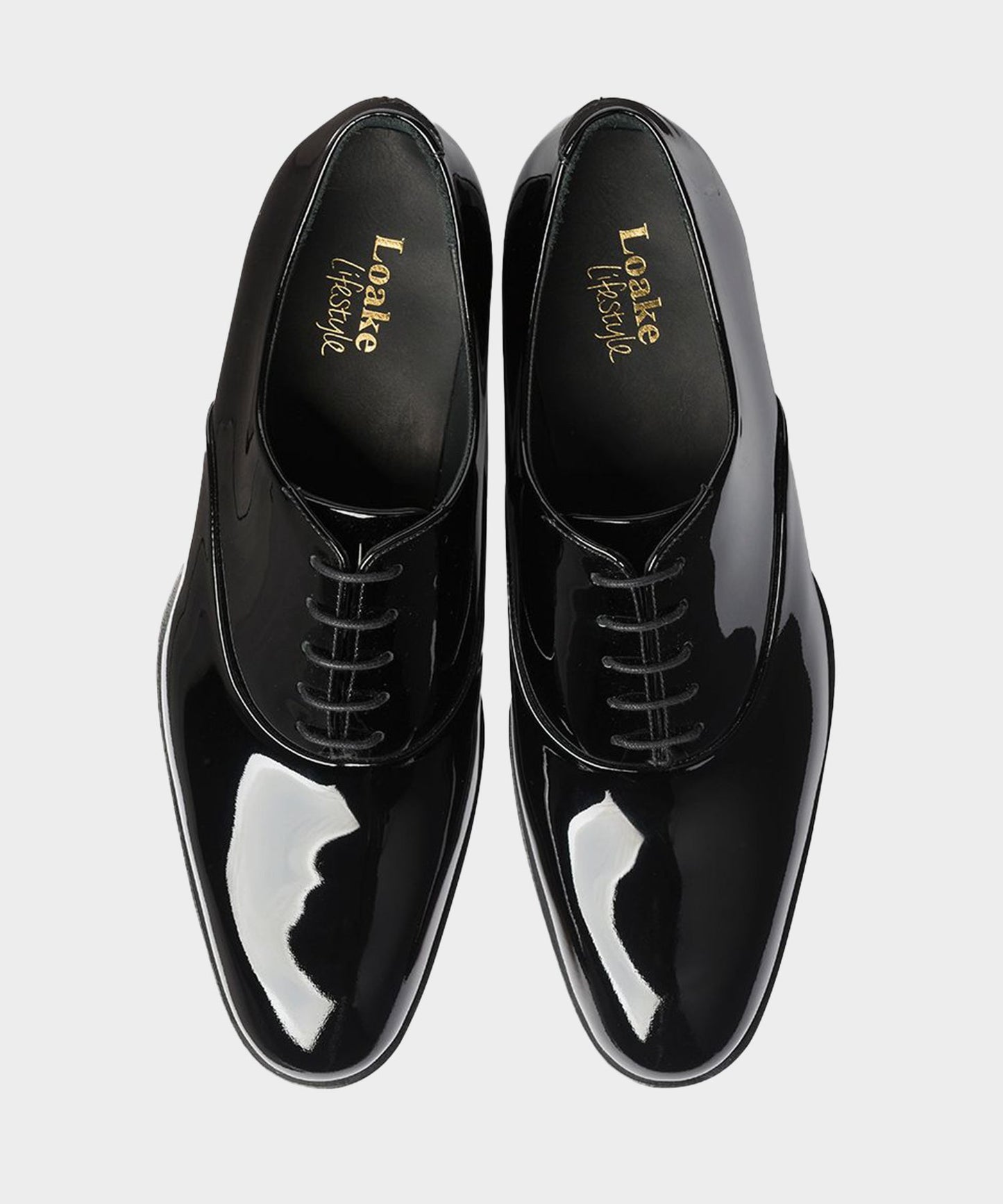 Todd Snyder Loake Patent Dress Shoe in Black Black