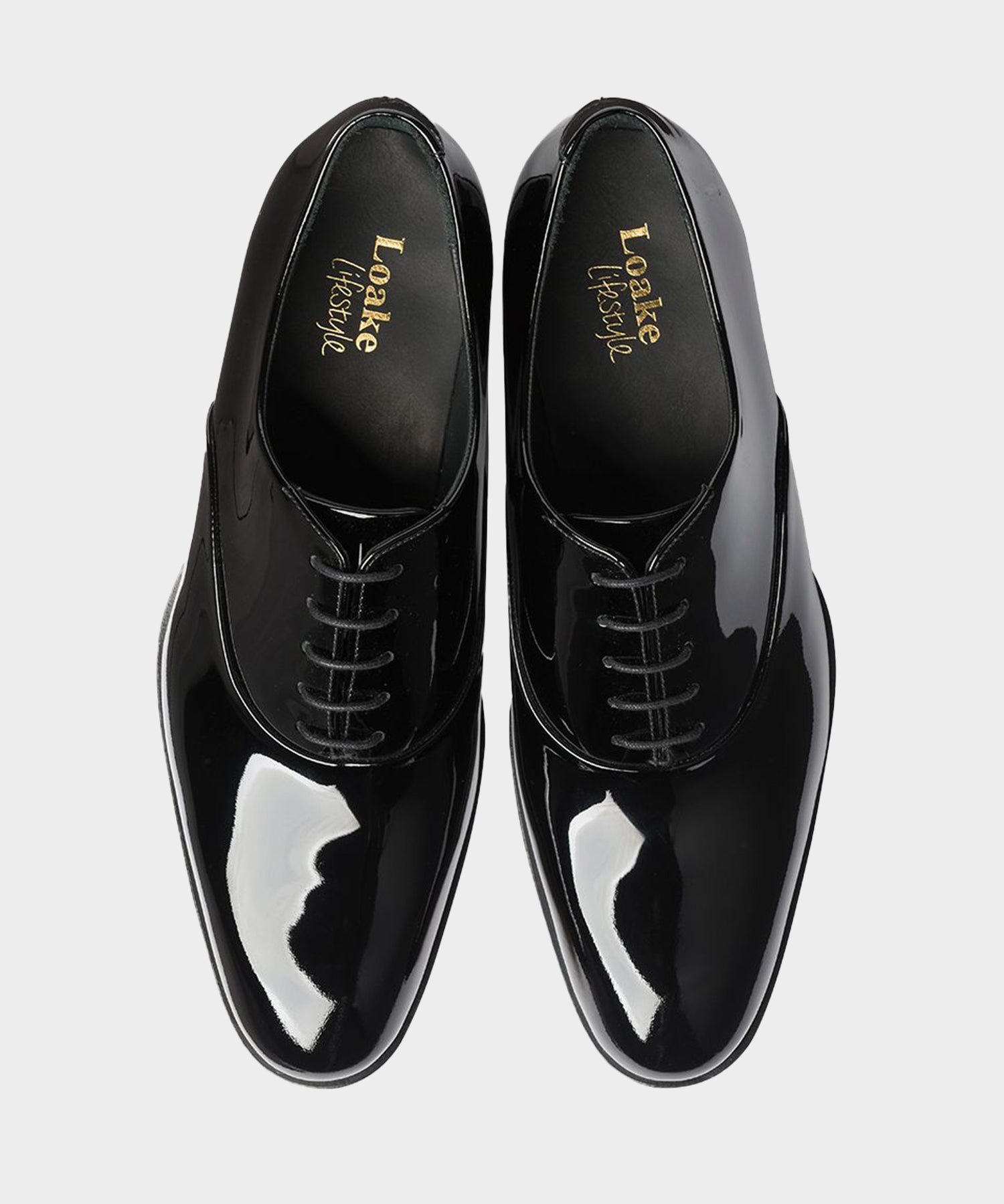 Todd Snyder Loake Patent Dress Shoe in Black Black