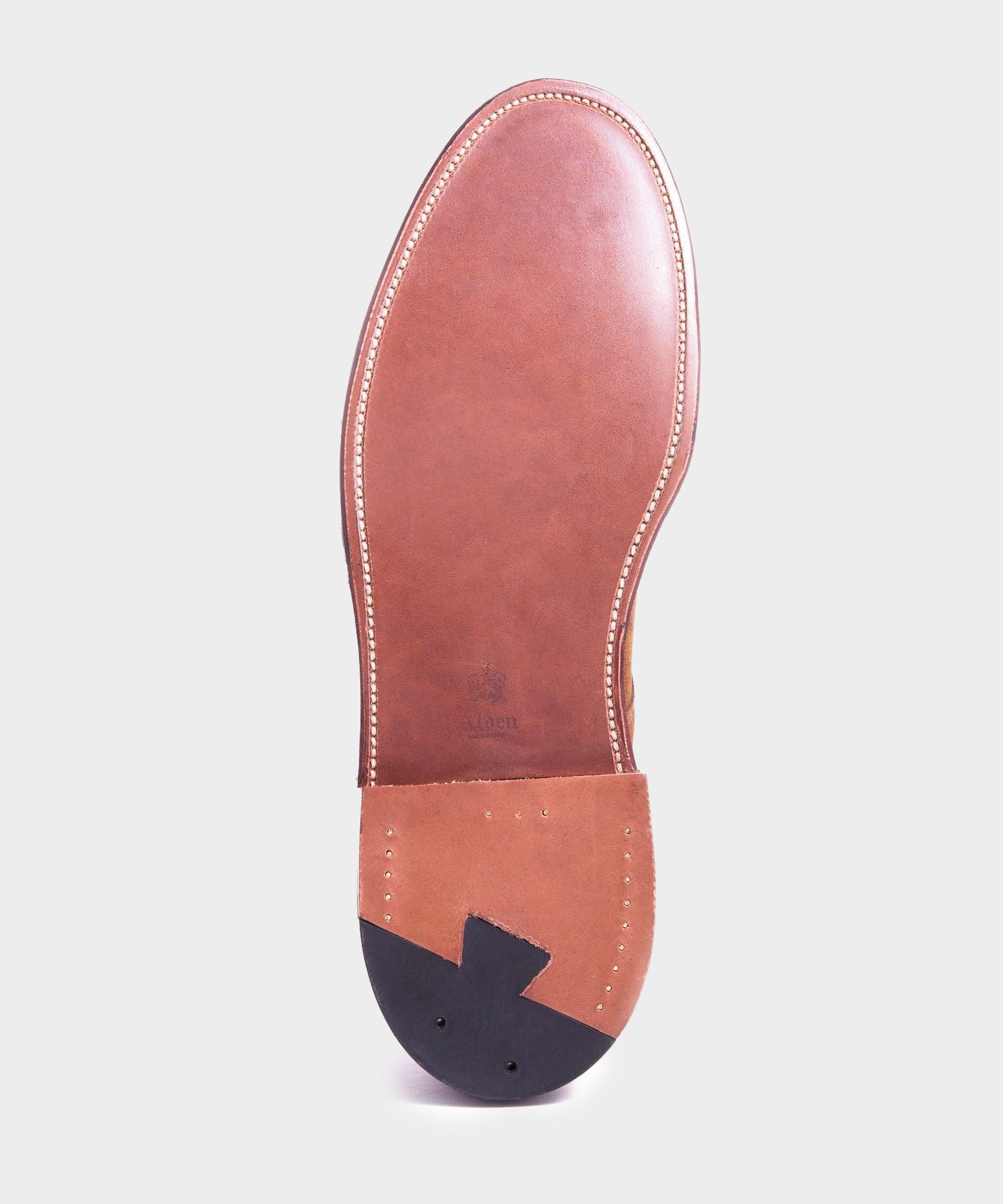 Todd Snyder Alden Unlined Suede Plain Toe Blucher In Snuff Snuff