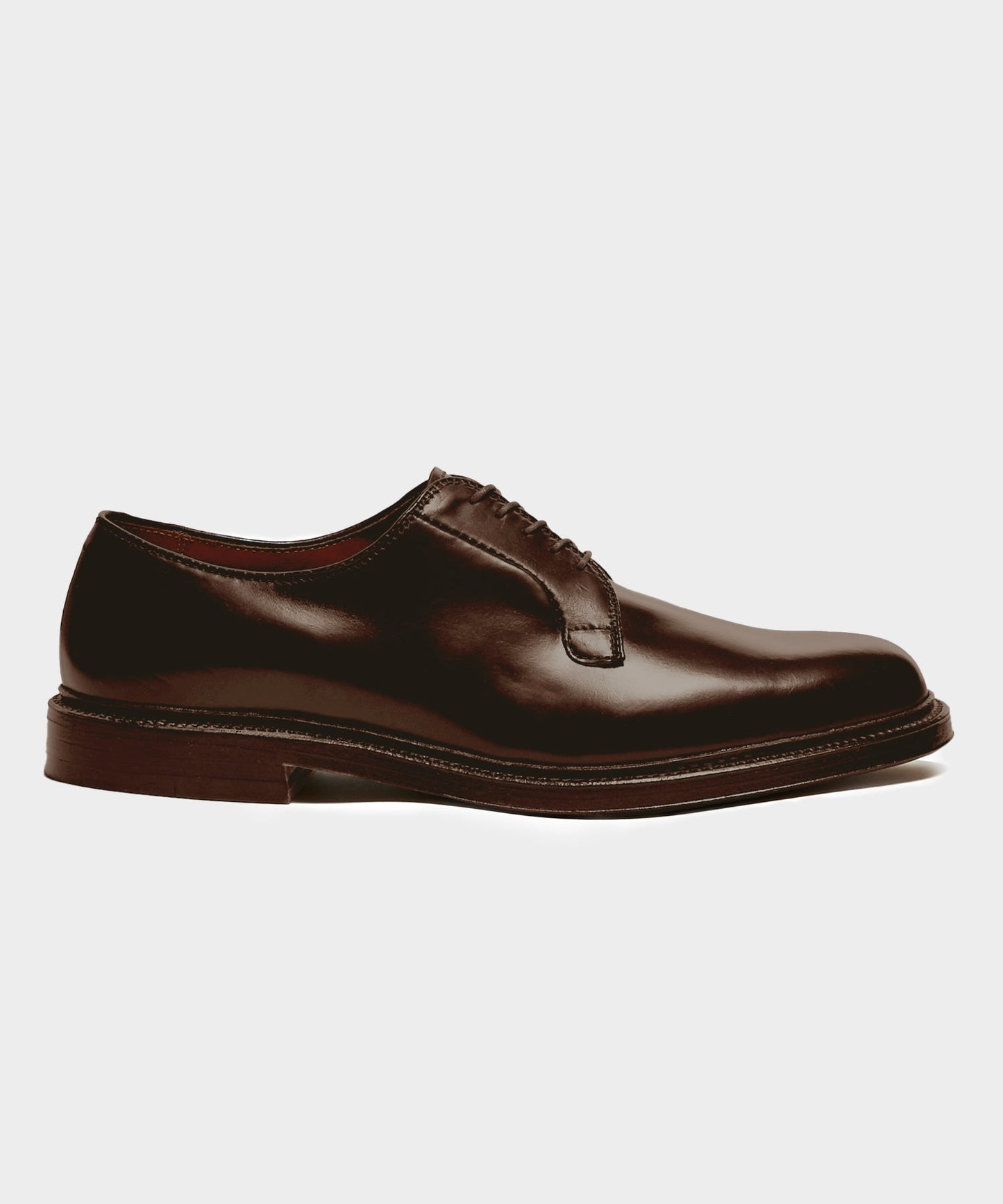 Todd Snyder Alden Cordovan Plain Toe Blucher in Brown Brown