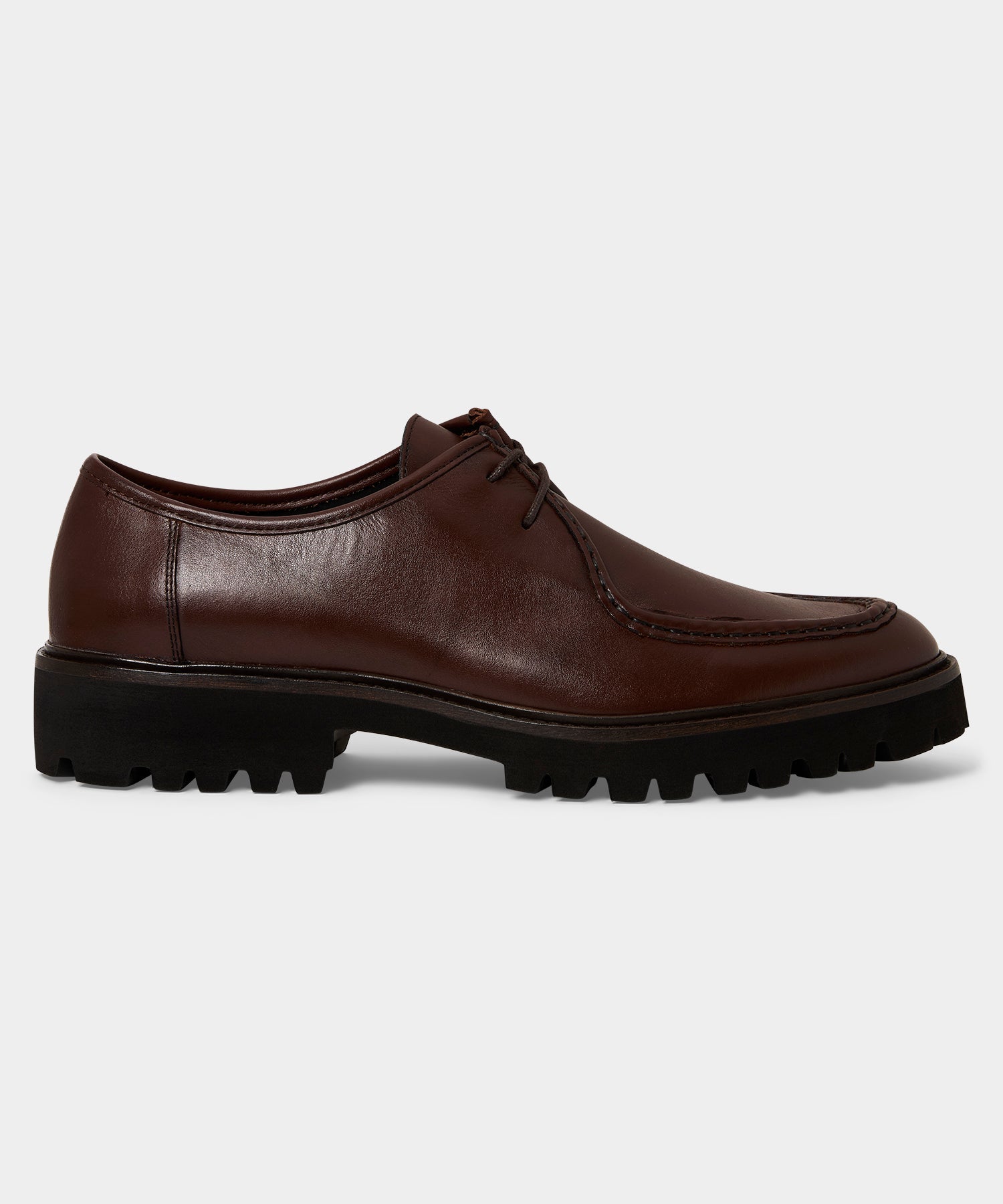 Todd Snyder City Derby Loafer in Brown Leather Brown