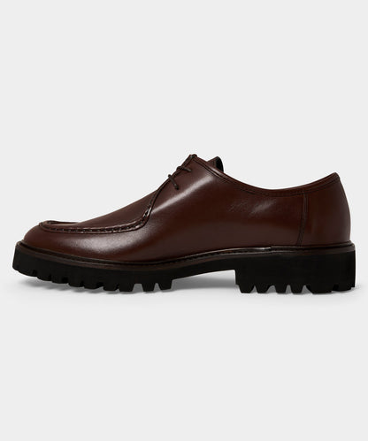 Todd Snyder City Derby Loafer in Brown Leather Brown