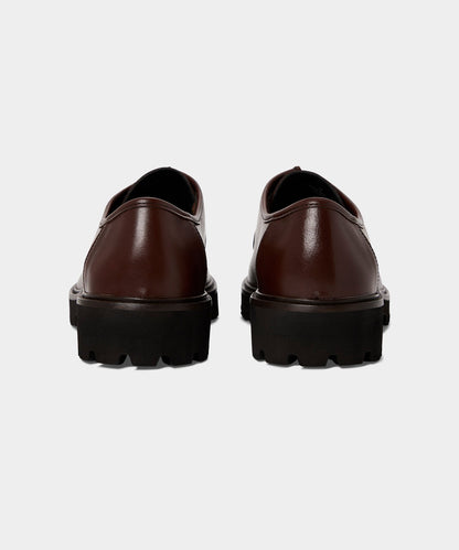 Todd Snyder City Derby Loafer in Brown Leather Brown