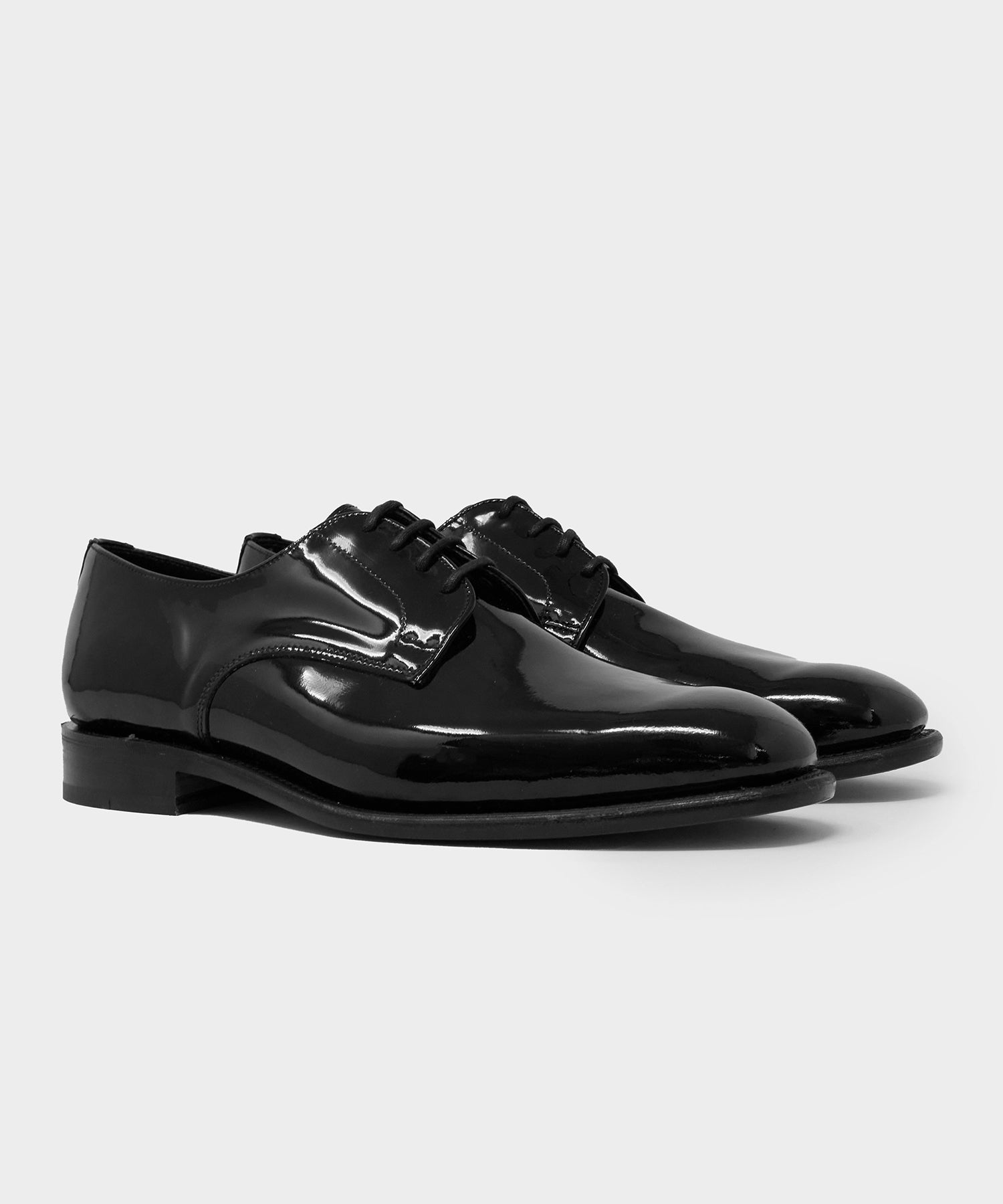 Todd Snyder Todd Snyder x Sanders Gibson Derby in Black Patent Leather Black