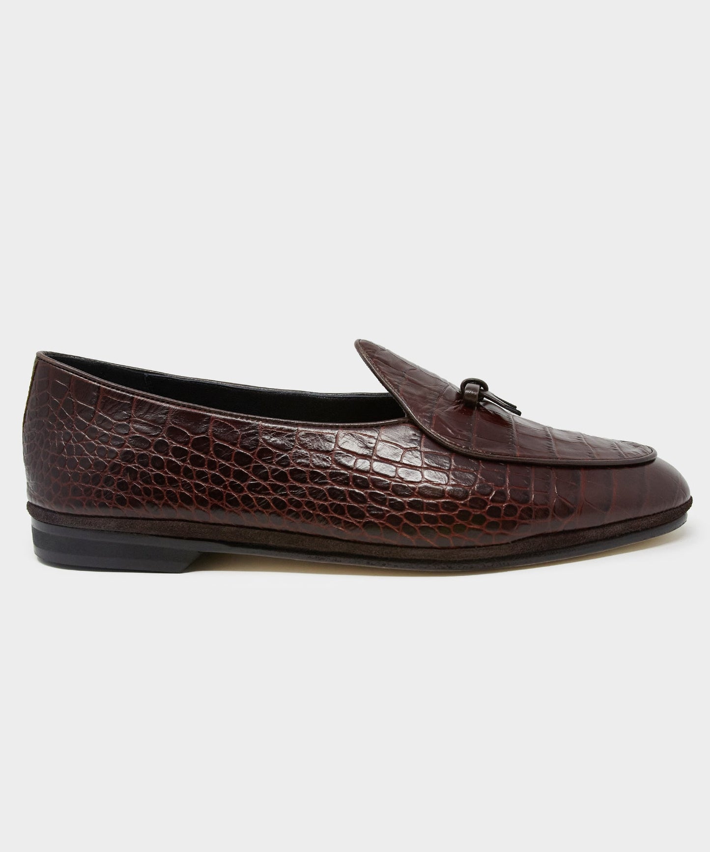 Todd Snyder Todd Snyder x Rubinacci Croc Marphy Loafer in Brown Brown