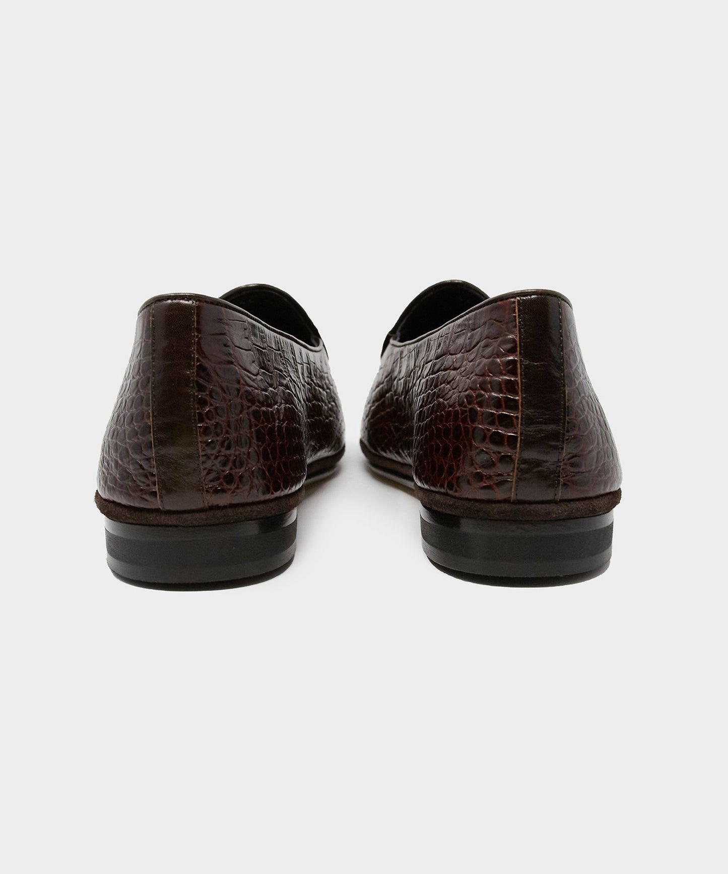 Todd Snyder Todd Snyder x Rubinacci Croc Marphy Loafer in Brown Brown