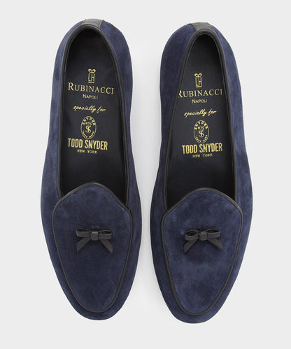 Todd Snyder Todd Snyder x Rubinacci Suede Marphy Loafer Navy