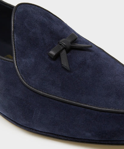 Todd Snyder Todd Snyder x Rubinacci Suede Marphy Loafer Navy