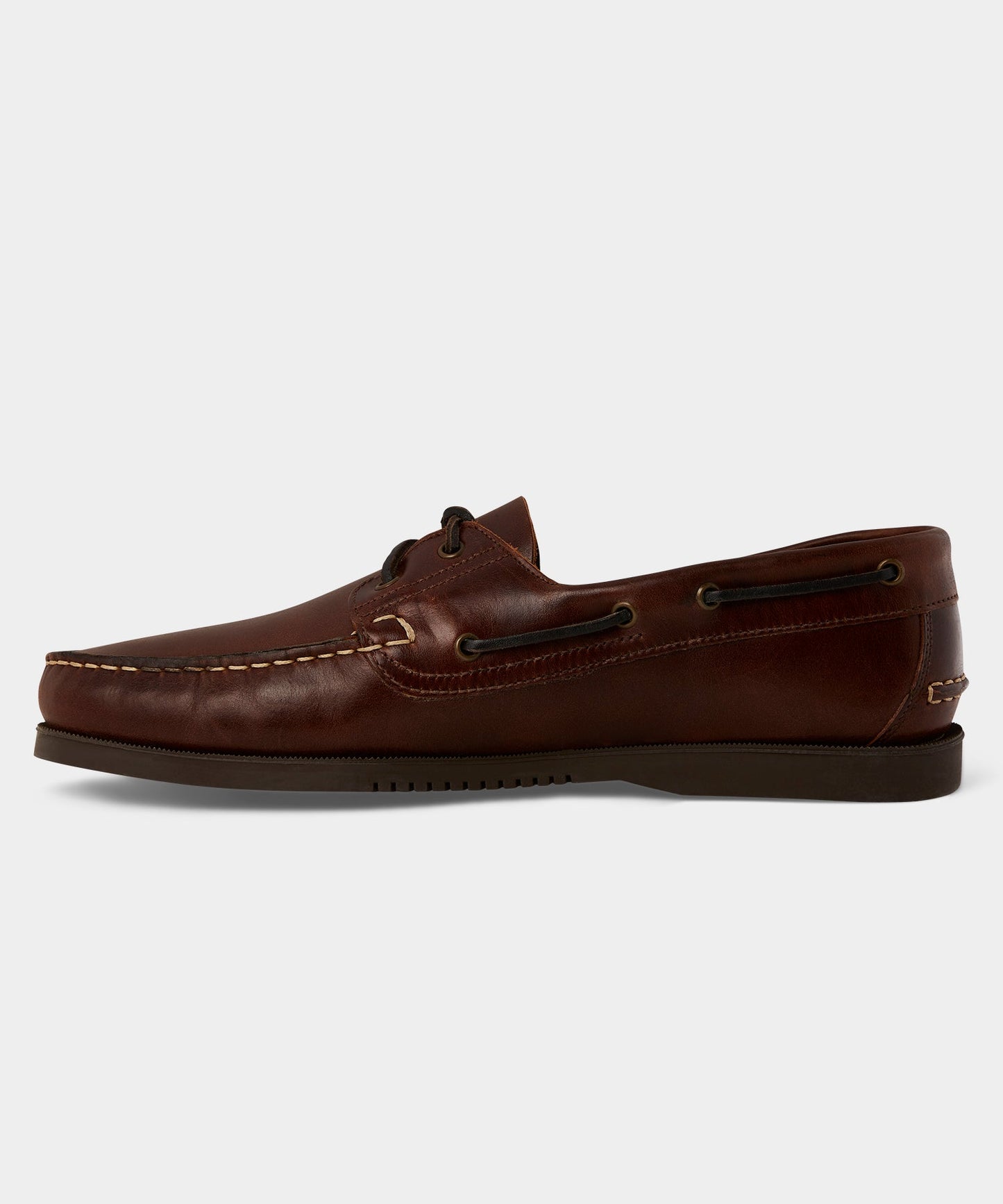 Todd Snyder Paraboot Barth Leather Boat Shoe Burgundy