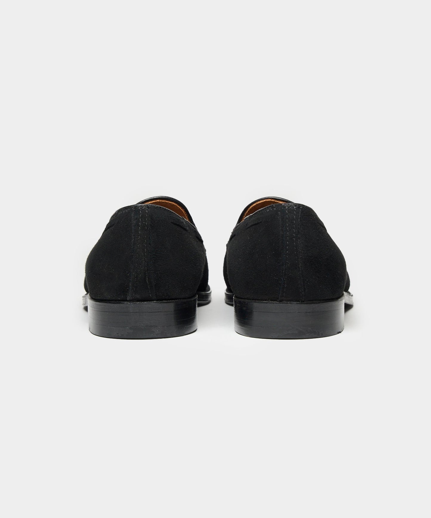Todd Snyder Todd Snyder x Alden Suede Blackout Tassel Loafer Black