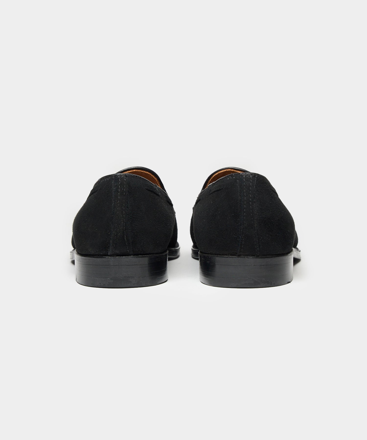 Todd Snyder Todd Snyder x Alden Suede Blackout Tassel Loafer Black