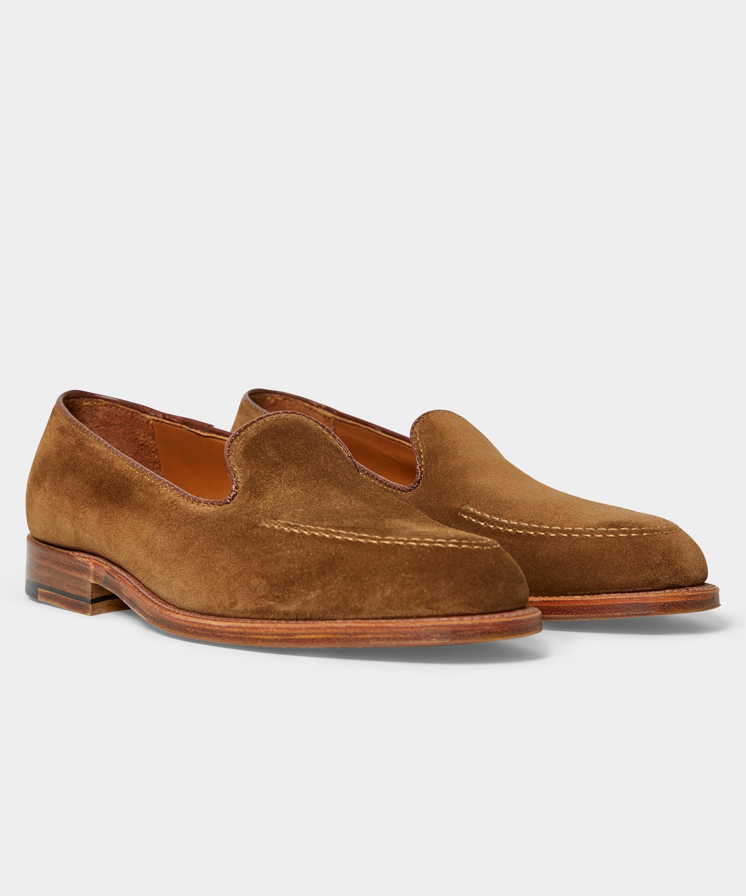 Todd Snyder Todd Snyder X Alden Venetian Suede Loafer Snuff