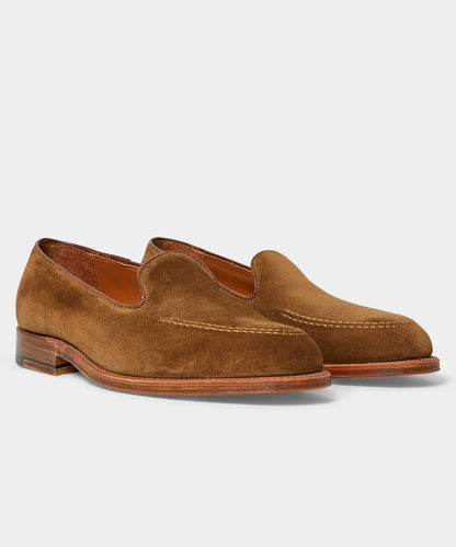 Todd Snyder Todd Snyder X Alden Venetian Suede Loafer Snuff