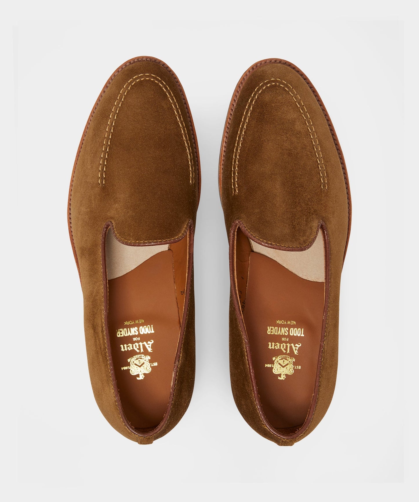 Todd Snyder Todd Snyder X Alden Venetian Suede Loafer Snuff