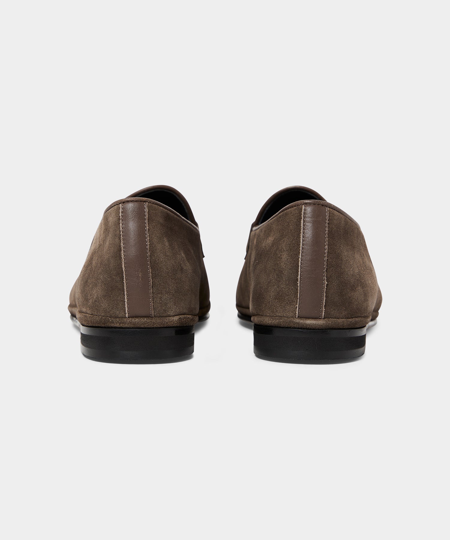 Todd Snyder Todd Snyder X Rubinacci Suede Penny Loafer in Pepper Pepper