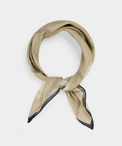Todd Snyder Italian Neckerchief in Beige Bird Beige