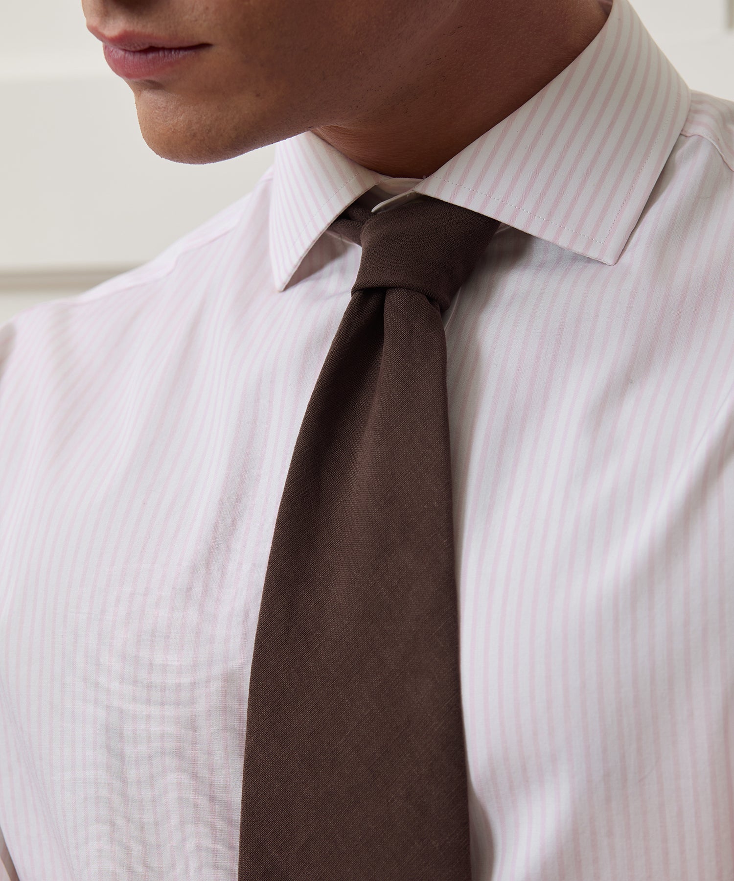 Todd Snyder Linen Tie in Raisin Raisin