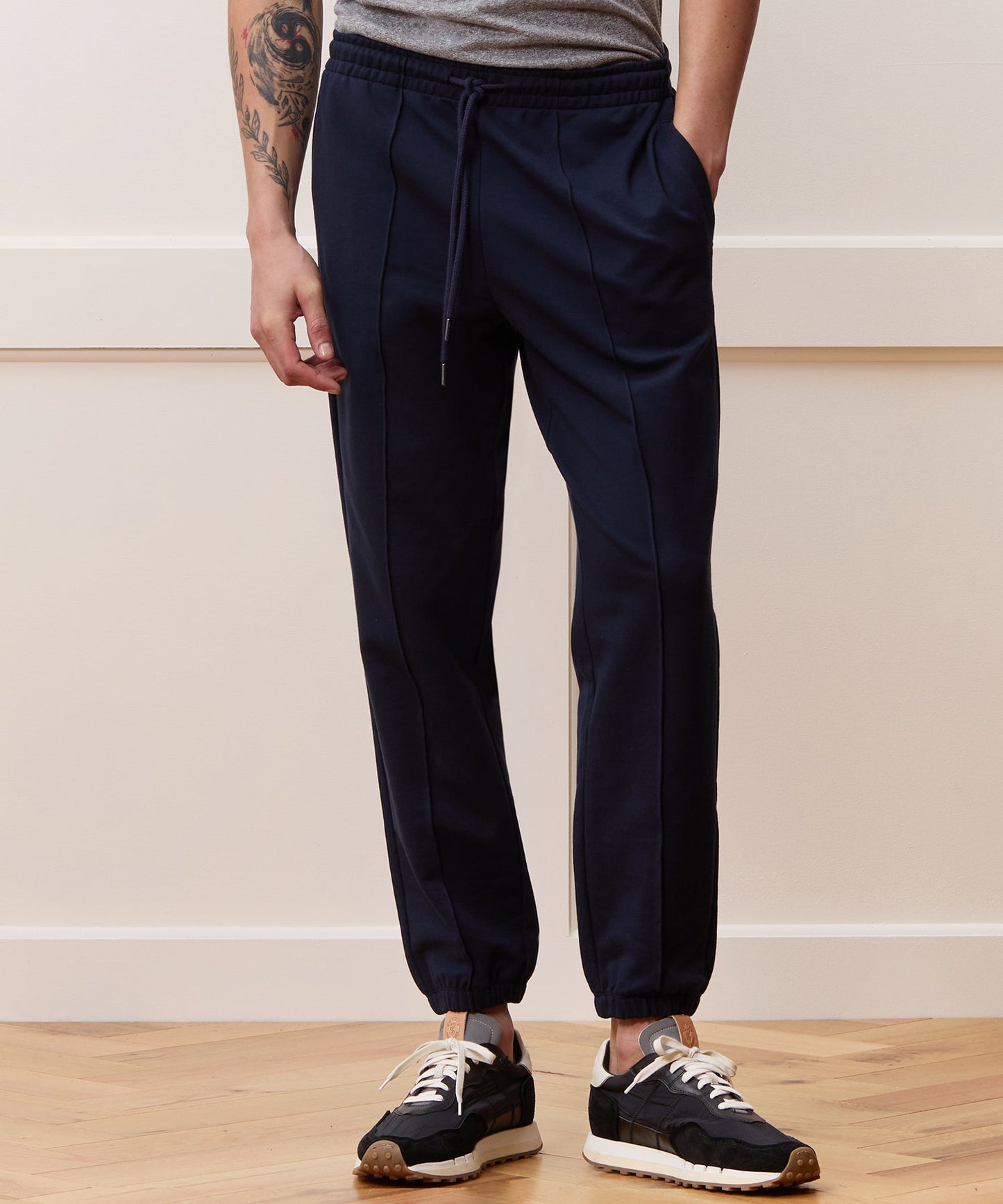 Todd Snyder Travel Terry Jogger in Navy Navy