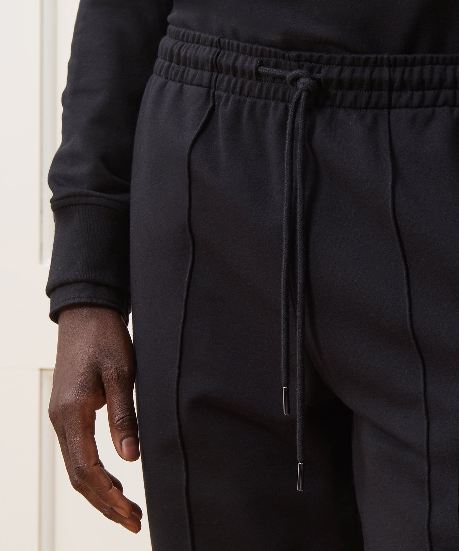 Todd Snyder Travel Terry Jogger in Black Black