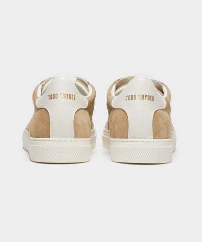 Todd Snyder Tuscan Low Profile Sneaker Cappuccino