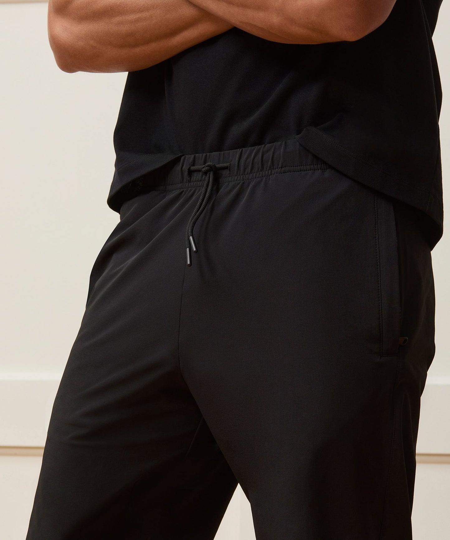 Todd Snyder Nylon Jogger in Pitch Black Pitch Black