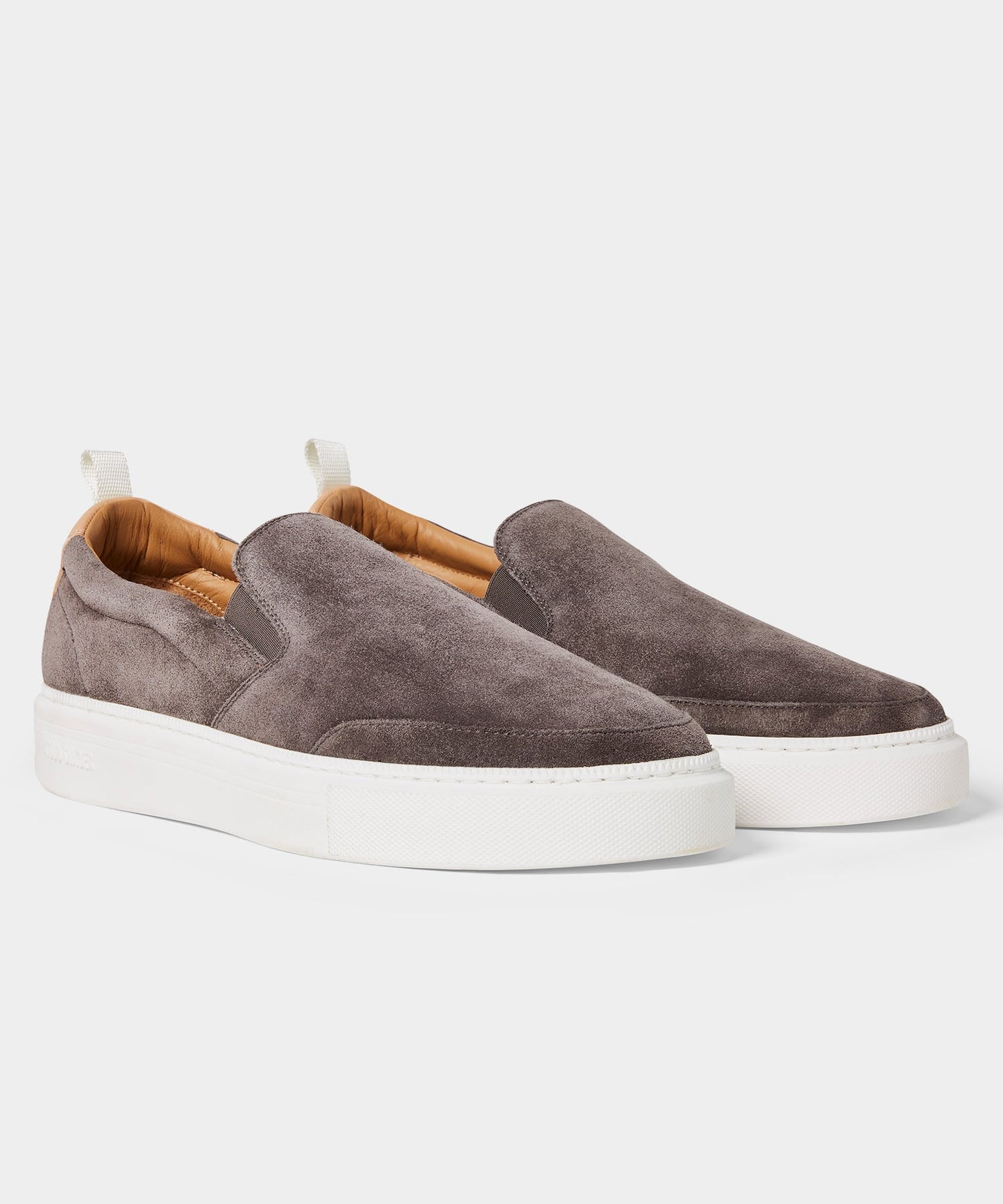 Todd Snyder Tuscan Slip-On Sneaker in Charcoal Charcoal