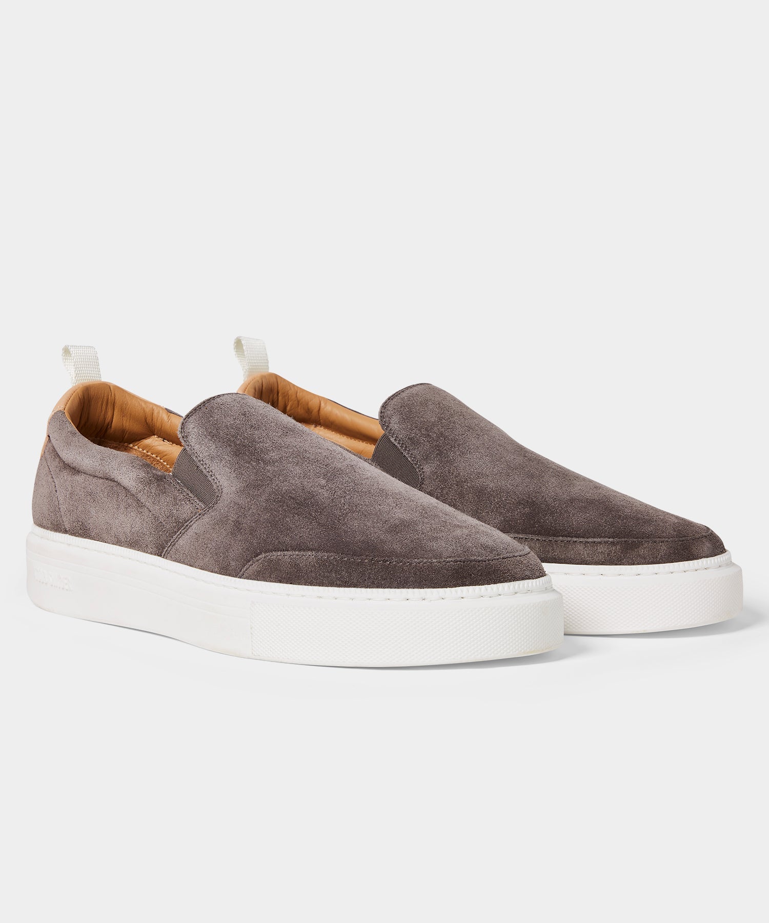 Todd Snyder Tuscan Slip-On Sneaker in Charcoal Charcoal