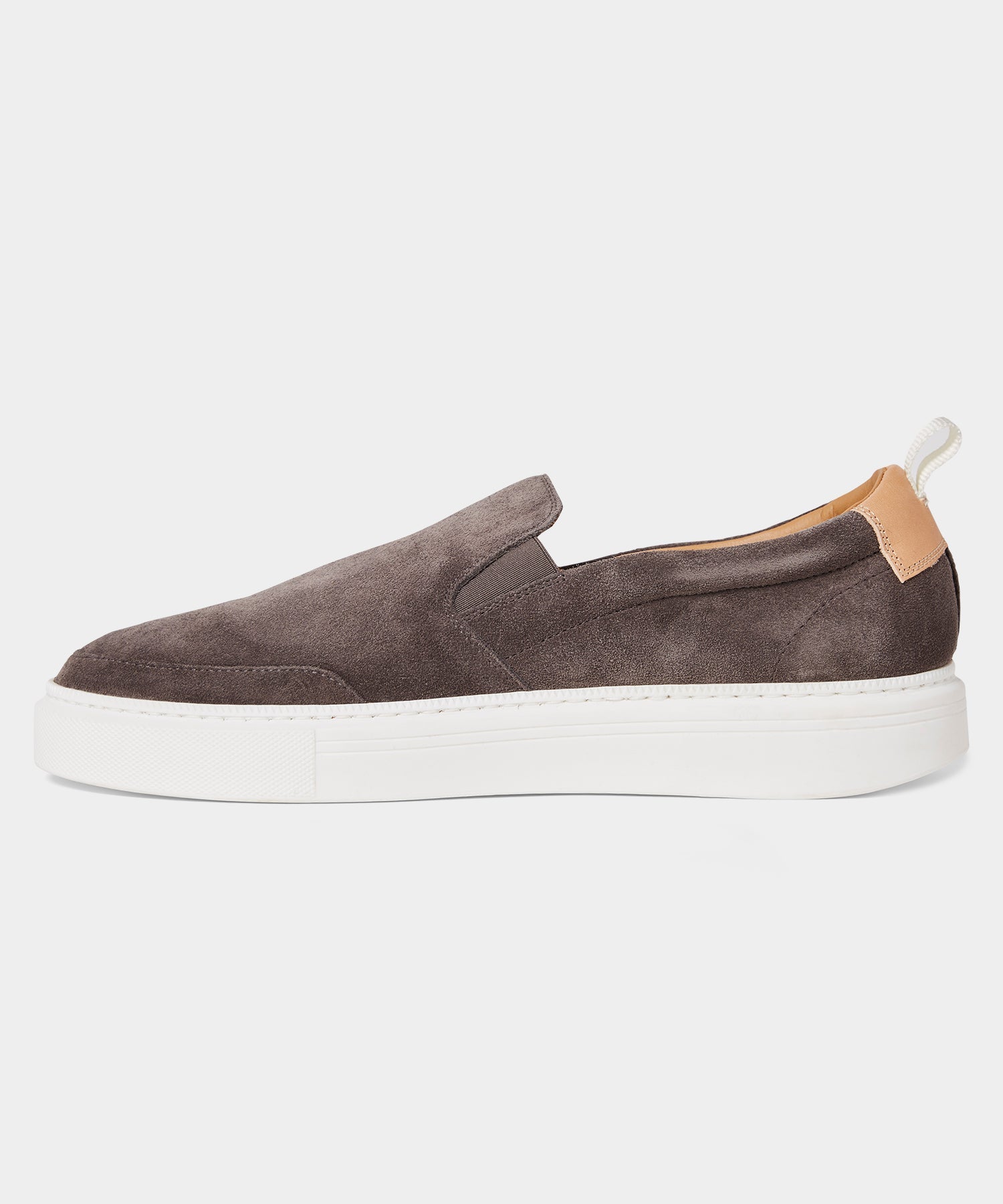 Todd Snyder Tuscan Slip-On Sneaker in Charcoal Charcoal