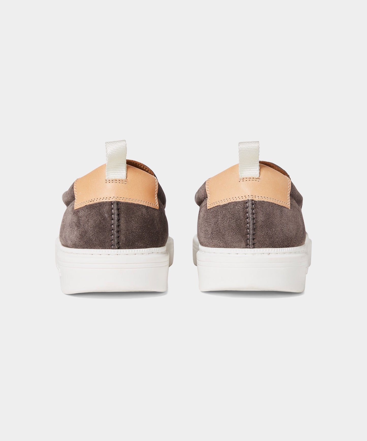 Todd Snyder Tuscan Slip-On Sneaker in Charcoal Charcoal