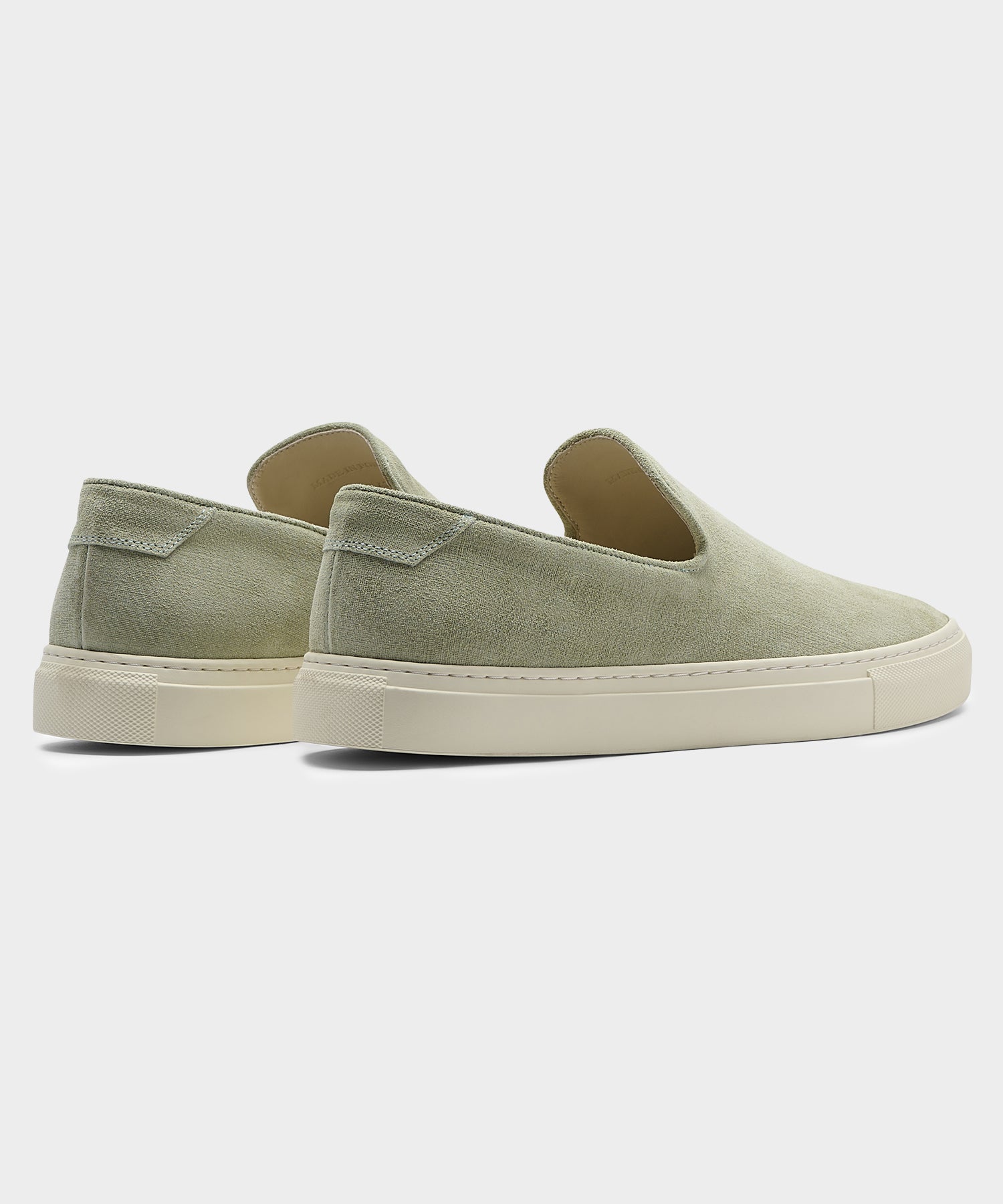 Todd Snyder CQP Jetty Slip-On Sneaker in Sage Sage